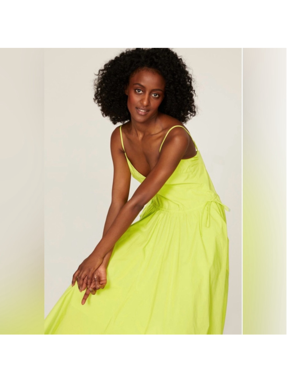 Jason Wu Collective Midi Dress, Yellow - Picture 4 of 12